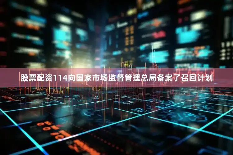 股票配资114向国家市场监督管理总局备案了召回计划
